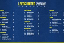 leeds united fixtures